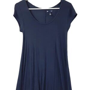 Gap Size Small Dress, Pullover, Navy Blue, Short Sleeve, Mini Dress Machine Wash
